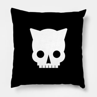 Cat Skull Pillow