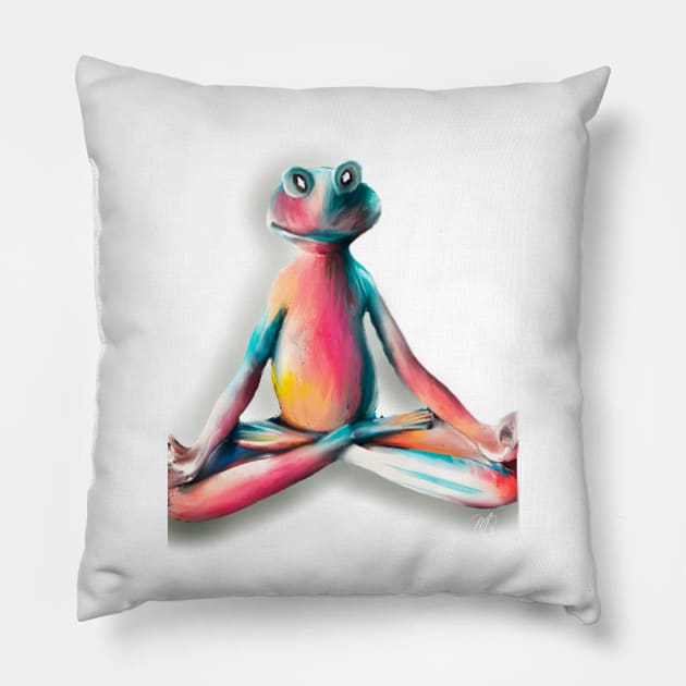 Amphibious Zen Pillow by TheCoatesCloset