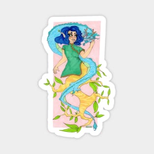 Dragon mermaid Magnet