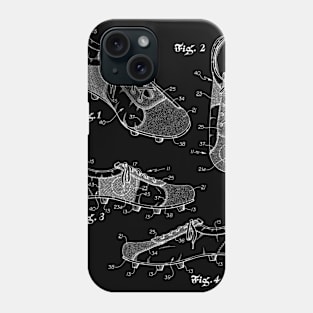 Soccer Training Shoe Vintage Patent Drawing Phone Case