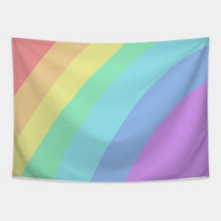 Pastel Rainbow Arch Tapestry