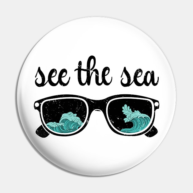 See The Sea Sunglasses Pin by Nonconformist