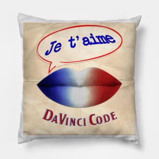 FRENCH KISS JETAIME DA VINCI CODE Pillow