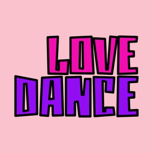 Love Dance Pink Violet by PK.digart T-Shirt