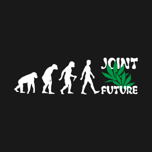 Evolution Of Humans Silhouette - Joint Future 2 T-Shirt