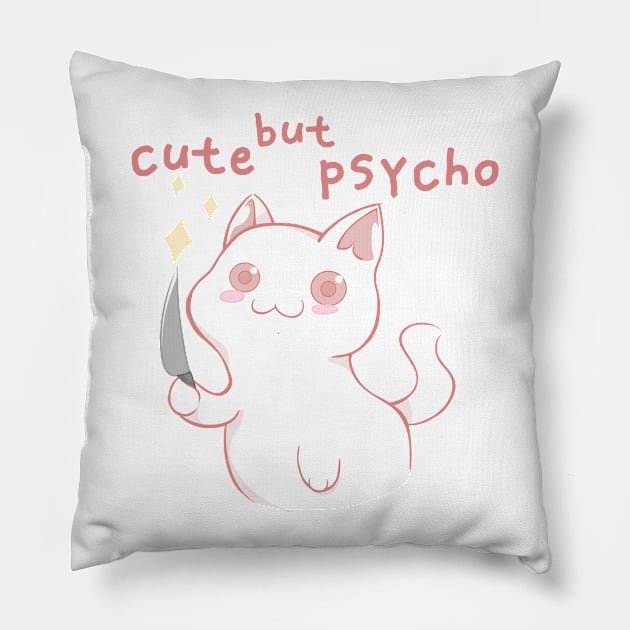 Cute but psycho Pillow by Fotocynthese art