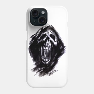 Screaming Skull Phone Case