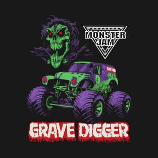 Monster Jam Grave Digger Monster Truck T-Shirt