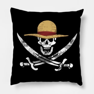 Pirate Flag skull Pillow