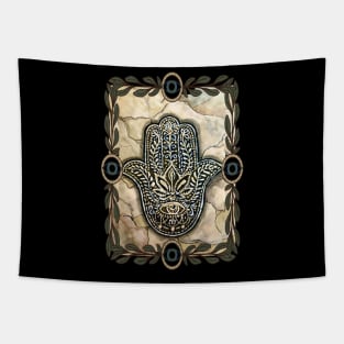 Hamsa Hand Tapestry