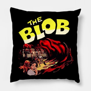 THE BLOB Retro Cult Classic Horror Fan Art Pillow