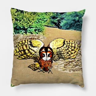 Bird Lovers Owl Pillow