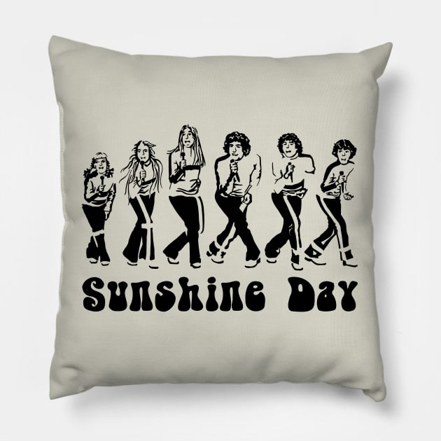 Sunshine Day Pillow by Slightly Unhinged