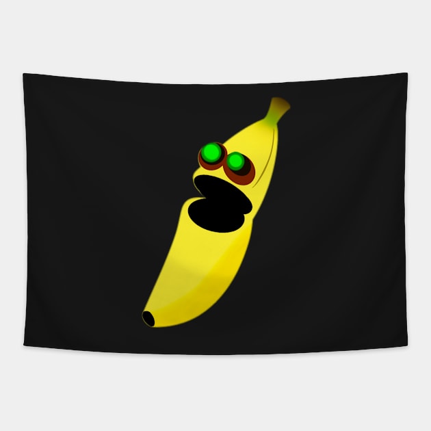 Banana Eats Tapestry by Popstarbowser