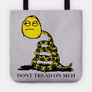 Meh Face Dont Tread on Meh Tote