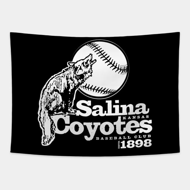 Salina Coyotes Tapestry by MindsparkCreative