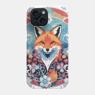 Mystical Fox Mandala Phone Case