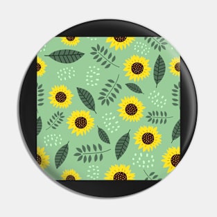 Summer Sunflowers Pin