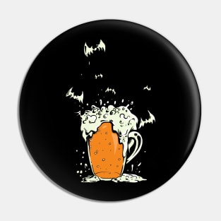 Halloween Beer Pin