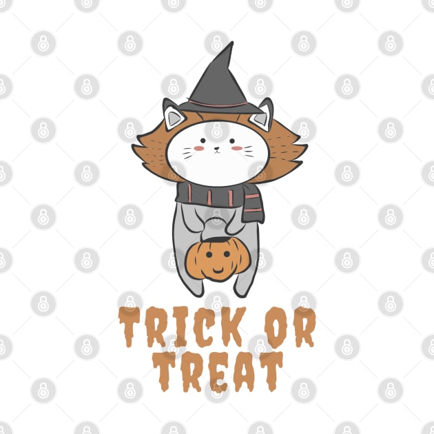 Cat Trick or Treat by RandomAlice