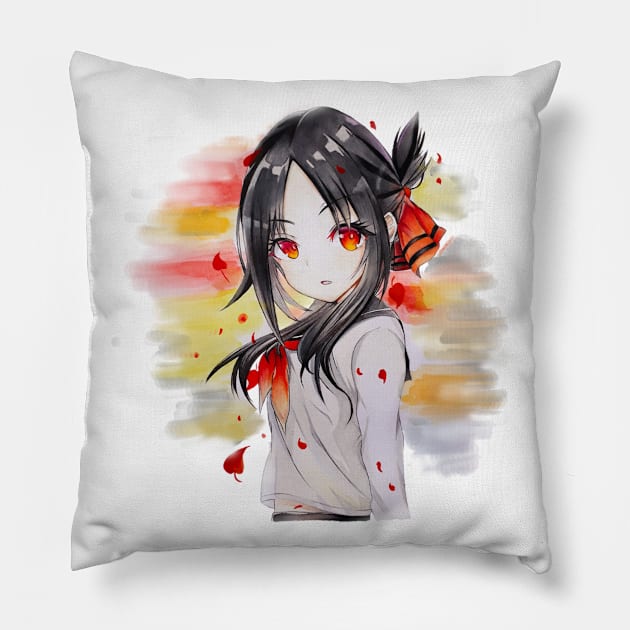 Kaguya sama Pillow by ss_art1