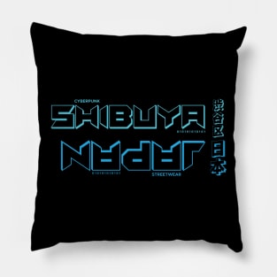 Doc Labs - Shibuya(渋谷区), Japan(日本) / Cyberpunk - 2 - (Blue) Pillow