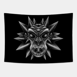 Monkey medallion Tapestry