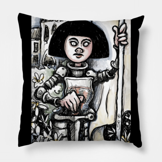 Joan Of Arc After Albert Lynch Art Pillow Teepublic