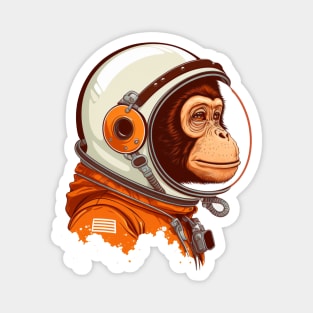 Monkey Astronaut Magnet