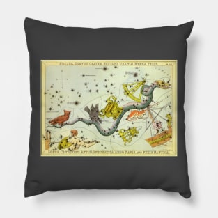 Hydra and Surrounding Constellations from Urania's Mirror Pillow