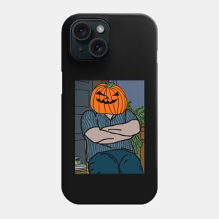 Halloween Horror Irish Uncle Memes Pumpkin Head Phone Case