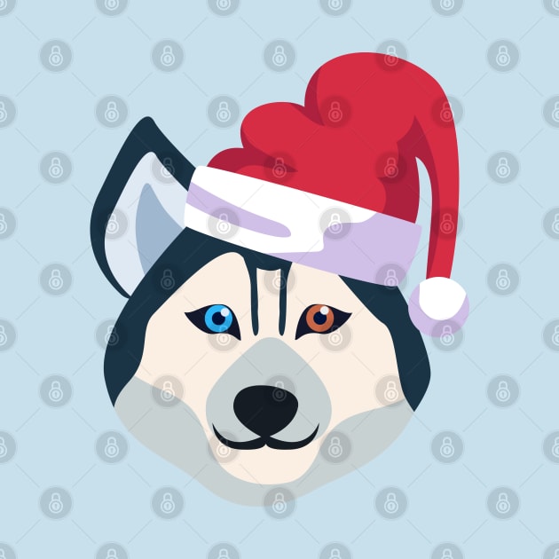 Funny Siberian Husky Dog Christmas 2020 Dog Lover Christmas by cuffiz