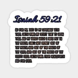 Isaiah 59:21 Magnet