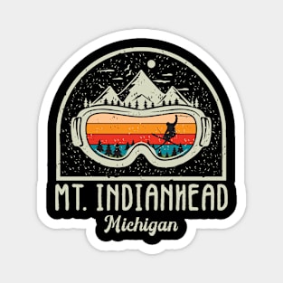 Indianhead Mountain Michigan Magnet