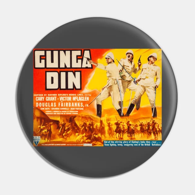 Gunga Din Movie Poster Pin by MovieFunTime