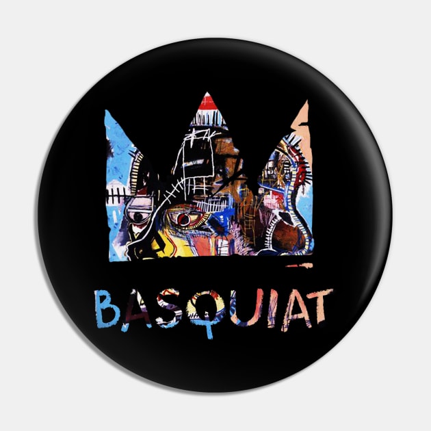 king basquiat crown Pin by Suisui Artworks
