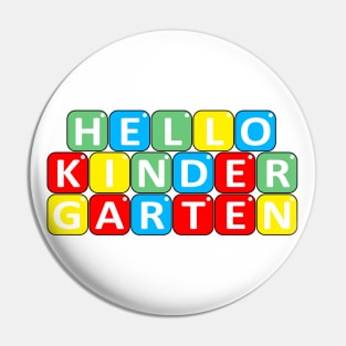 Hello Kindergarten Teacher, Back To School Edition, Pre K Pin