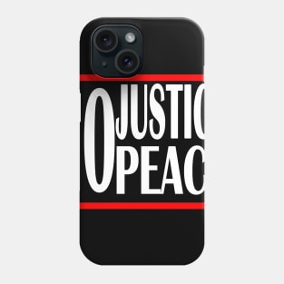 No justice no peace 2020 no racist police Phone Case