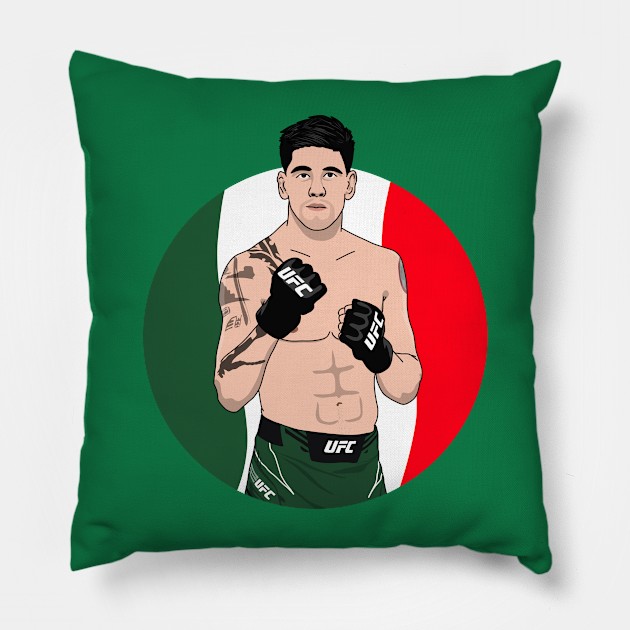 brandon moreno mexican pride Pillow by rsclvisual