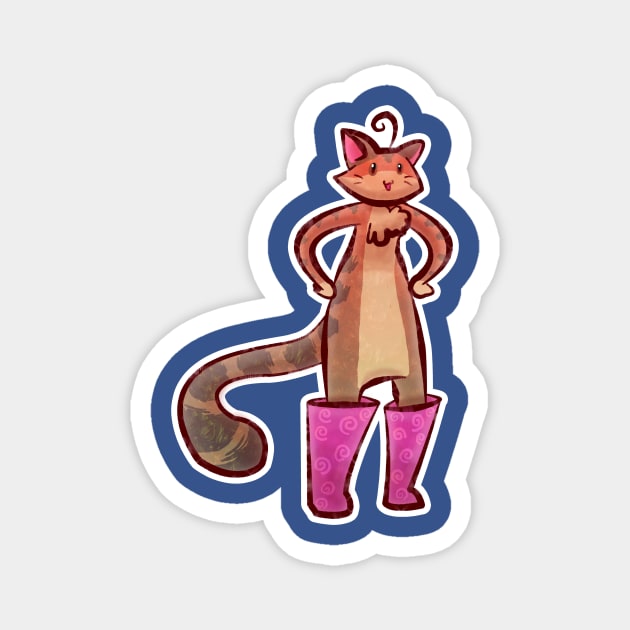 Puss in Boots Magnet by saradaboru