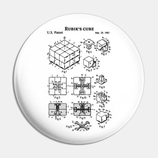 Rubiks cube patent vintage rubix cube Pin