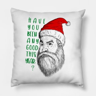 Grumpy Santa 2 Pillow