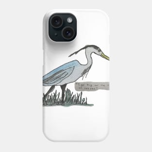 Heron King Phone Case