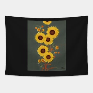 Traditional sunflowers Tapestry