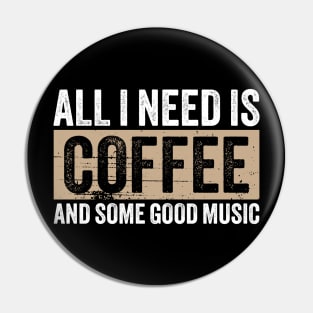 coffee music Pin