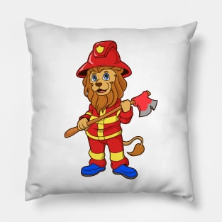 Fireman Tiger Pillow