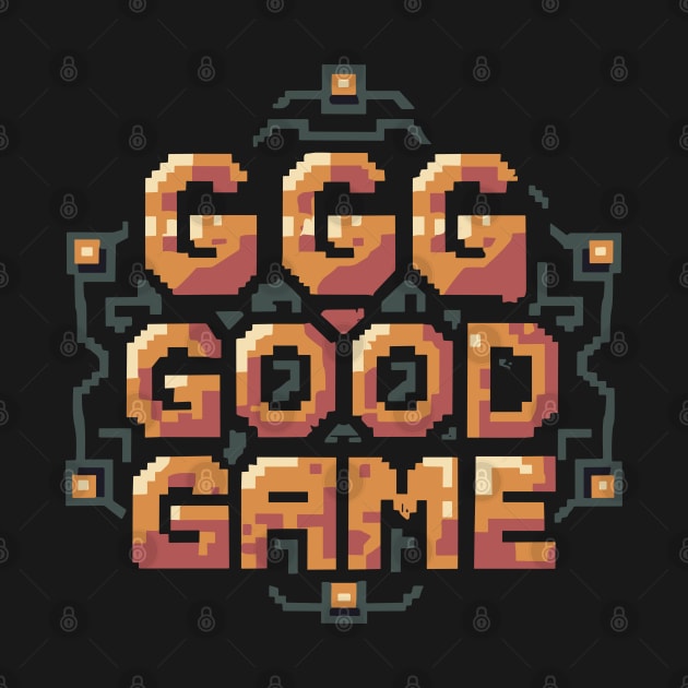 GG good Game In retro Vintage Gaming Style by XYDstore