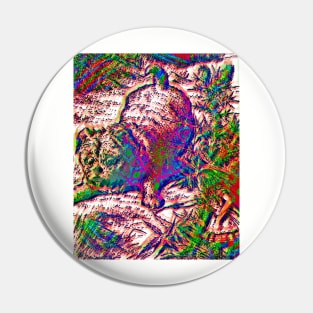 A pooch on acid Pin