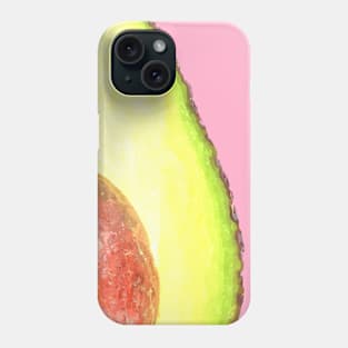 Avocado Pink Background Phone Case