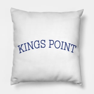 Kings Point (Curved Text) Pillow